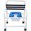 Mor-Medical International Mor Medical International Deluxe Shower Commode Chair, Removable Soft Seat, 435 lb. Capacity DNE-435-4TWL